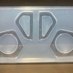 【 鏡面仕上げ 】 五角形 リング ペア アソート モールド 樹脂型取り 【 D-36 】 #ulcute 送料込み