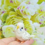 観賞用)サンタ衣装付き・ちっちゃリアルなインコさん(セキセイインコC)