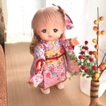 メルちゃんの着物セット*ピンクに桜