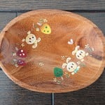 アクセサリートレイ　「うさぎとキノコ」