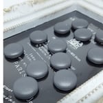 【#c143】20個*グレー追加*人気*革風カボション*