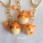 こんがりオカメちゃんのキーホルダー
