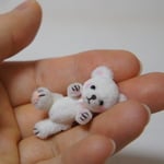 3.4cm ミニミニ クマちゃん (スノーホワイト)