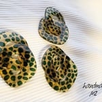 再販14ペア♡再販2♡アクリルチェーン大ぶり♡レオパード