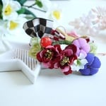 お正月花冠①　うさぎ花冠 　Ｓサイズ　 ペット用