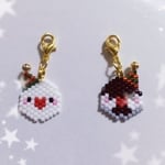 🎄Christmas 文鳥 ファスナーチャーム