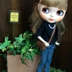 ハート刺繍入りリアルデニム