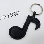 本革キーホルダー＊小さい音符（3）