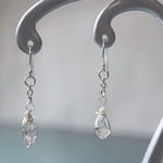 ハーキマーダイヤモンドのピアス