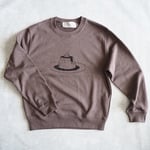 背伸びスウェット　チャコール　【大人用】XS(150cm)～XL