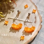 金木犀の花集めイヤリング