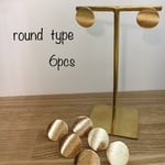 カン付き＊ラウンドピアス＊6個