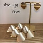 カン付きピアス*ドロップ*ゴールド