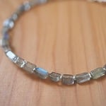 ラブラドライトとカレンシルバーのブレスレット