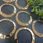 【4個】 52mm ゴールド サークル フープ 