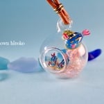 <ネックレス>〜アクアリウム〜アオウミウシ達の揺かご