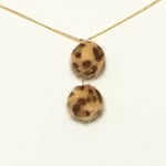 🐆ダブルレオパードのネックレス