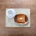 撥水♫ラミネートのランチョンマット★北欧風あじさいベージュ