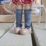 オビツ11 ブルー杢 ハイソックス 靴下 ナチュラルテイスト♪