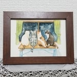 星を見る猫＊Ｌ判サイズ原画