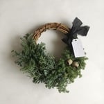 フレッシュ 針葉樹のクリスマスリース*b