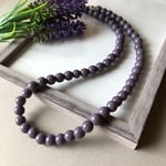 harvest season✴︎dark purpleネックレス