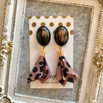 レオパード柄タッセル✱大人可愛いピアス