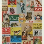 ITALY　ラッピングペーパー　cat