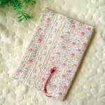 スモッキング刺繍  ブックカバー