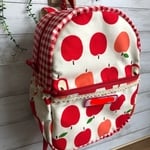T様オーダー！ネームワッペン付キッズリュック♪(オルテガ柄)