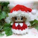 ✿ｎ…様専用✿あみぐるみ✿サンタ🎅茶トラ猫ちゃん♪