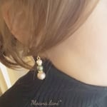 スモーキーカラーピアス