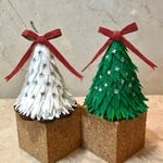 <クレープペーパークラフト> ミニクリスマスツリー