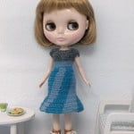 エスカルゴワンピース（デニム）