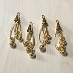 GOLD BELL DESIGN CHARM PARTS