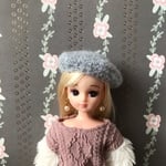 新色！モヘアベレー帽ミントシャワー
