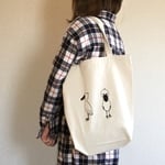 無の鳥ハシビロコウのシンプルトート