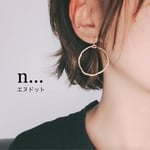 限定数再販‼︎大ぶりゴールド丸ピアス＊