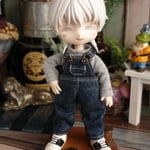 オビツ１１サイズサロペットパンツ(デニム)