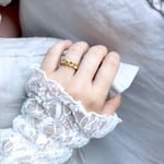 gold chain ring