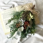 ✳︎New!✳︎ 冬の森からのお届けもの-Christmas swag#2【洋書ペーパーおまけ付き】