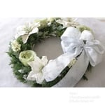 Christmas Wreath White Noel　クリスマスリース　ホワイトノエル　40