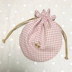 acha0827様ご注文商品  巾着 グレイッシュピンク チェリー ラベンダー