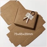 再入荷！ギフトボックス15枚set*75×65×20mm クラフト定形外規定内サイズ*
