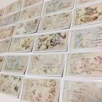 シールフレーク【Flower cards】２４枚