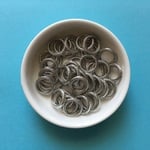 サークルのコネクター（銀古美/13mm/38個）