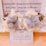 結婚式 紫陽花ピアス【Special Hydrangea series】
