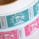 アメリカのチケット Palm tree*クーポン＊2色セット＊コラージュ*ラッピング