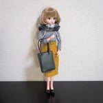 コーデュロイタイトスカート【マスタード】