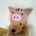 わんこ用かぶりもの！うり坊☆Mサイズ